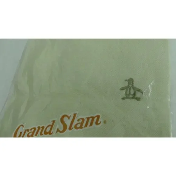 NOS Munsingwear Penguin 60s Pale Green High Neck T-Shirt Sz M Grand Slam Vtg - Picture 2 of 4